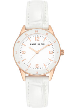 

fashion наручные женские часы Anne Klein 3734RGWT. Коллекция Leather