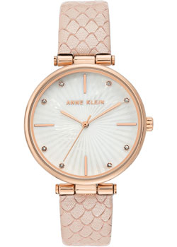 

fashion наручные женские часы Anne Klein 3754RGPK. Коллекция Leather