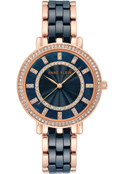 

fashion наручные женские часы Anne Klein 3810DBRG. Коллекция Ceramic