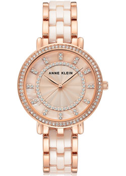 

fashion наручные женские часы Anne Klein 3810LPRG. Коллекция Ceramic