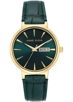 

fashion наручные женские часы Anne Klein 3824GNGN. Коллекция Leather