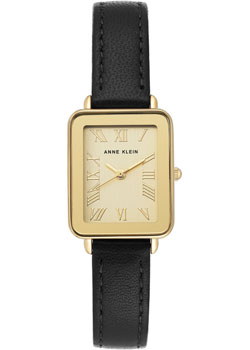 fashion наручные  женские часы Anne Klein 3828CHBK. Коллекция Leather - фото 1