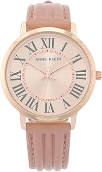 

fashion наручные женские часы Anne Klein 3836RGPK. Коллекция Leather