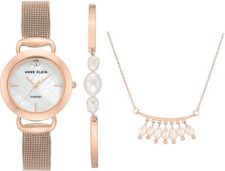 

fashion наручные женские часы Anne Klein 3840RGST. Коллекция Box Set