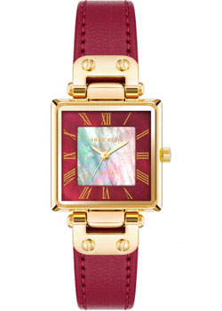 

fashion наручные женские часы Anne Klein 3896GPBY. Коллекция Leather