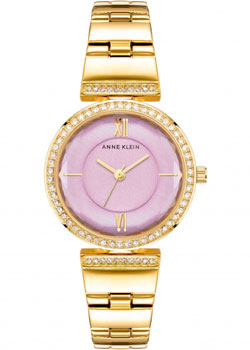 fashion наручные  женские часы Anne Klein 3902LVGB. Коллекция Crystal - фото 1