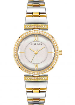 fashion наручные  женские часы Anne Klein 3903SVTT. Коллекция Crystal - фото 1