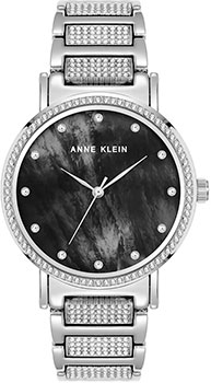 fashion наручные  женские часы Anne Klein 4005BMSV. Коллекция Crystal - фото 1