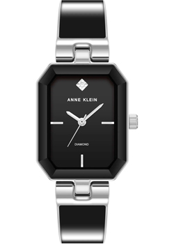 

fashion наручные женские часы Anne Klein 4163BKSV. Коллекция Diamond
