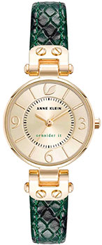 fashion наручные женские часы Anne Klein 5144CHGN Коллекция Consider It 11490₽