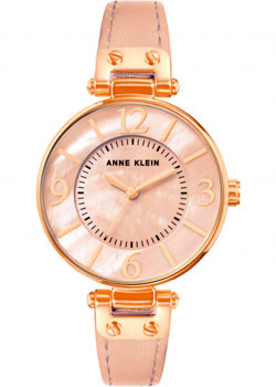 fashion наручные  женские часы Anne Klein 9168RGBH. Коллекция Leather - фото 1