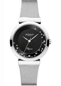 

Швейцарские наручные женские часы Atlantic 29039.41.69MB. Коллекция Elegance