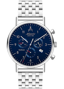

Швейцарские наручные мужские часы Atlantic 60457.41.55. Коллекция Seabase