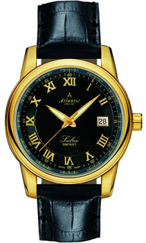 Швейцарские наручные  мужские часы Atlantic 64350.44.68. Коллекция Seabase - фото 1
