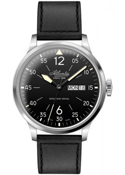 

Швейцарские наручные мужские часы Atlantic 68351.41.65S. Коллекция Speedway Royal