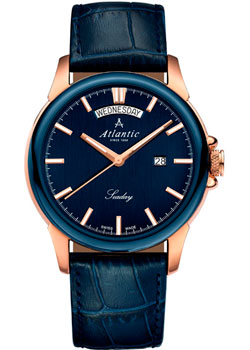 

Швейцарские наручные мужские часы Atlantic 69550.44.51R. Коллекция Seaday