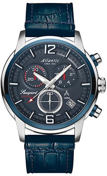 

Швейцарские наручные мужские часы Atlantic 87461.47.55. Коллекция Seasport