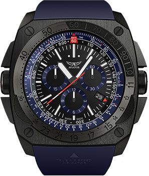 Швейцарские наручные  мужские часы Aviator M.2.30.5.213.6. Коллекция Mig-29 SMT - фото 1
