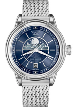 Швейцарские наручные  женские часы Aviator V.1.33.0.255.5. Коллекция Douglas MoonFlight