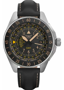 Швейцарские наручные  мужские часы Aviator V.1.37.0.303.4. Коллекция Airacobra