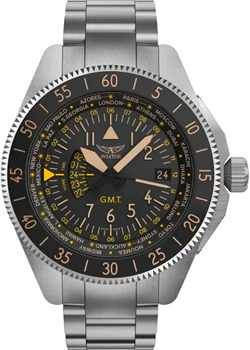 Швейцарские наручные  мужские часы Aviator V.1.37.0.303.5. Коллекция Airacobra