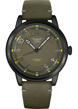 Швейцарские наручные  мужские часы Aviator V.3.31.5.227.4. Коллекция Douglas - фото 1