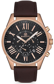 fashion наручные  мужские часы BIGOTTI BG.1.10228-4. Коллекция Milano - фото 1