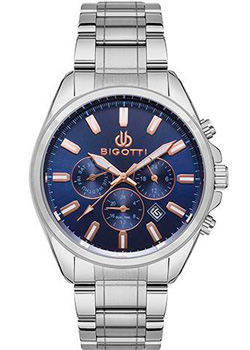 fashion наручные  мужские часы BIGOTTI BG.1.10328-4. Коллекция Napoli - фото 1