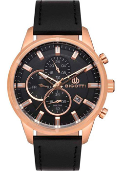 fashion наручные  мужские часы BIGOTTI BG.1.10356-3. Коллекция Milano - фото 1