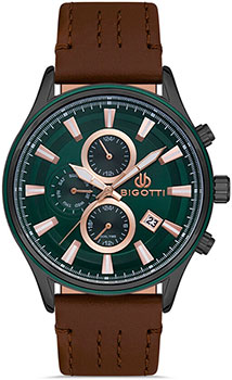 fashion наручные  мужские часы BIGOTTI BG.1.10422-5. Коллекция Milano - фото 1
