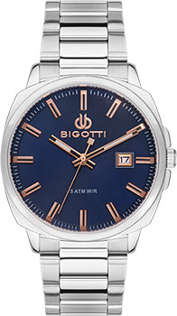 fashion наручные  мужские часы BIGOTTI BG.1.10483-3. Коллекция Raffinato - фото 1