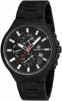 fashion наручные  мужские часы BIGOTTI BGT0208-3. Коллекция Milano - фото 1