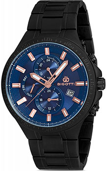 fashion наручные  мужские часы BIGOTTI BGT0208-5. Коллекция Milano - фото 1