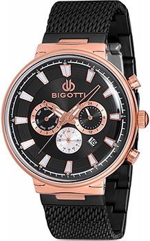 fashion наручные  мужские часы BIGOTTI BGT0228-3. Коллекция Milano - фото 1