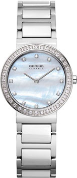 

fashion наручные женские часы Bering 10729-704. Коллекция Ceramic