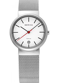

fashion наручные мужские часы Bering 11036-000. Коллекция Titanium