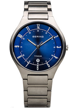 

fashion наручные мужские часы Bering 11739-707. Коллекция Titanium