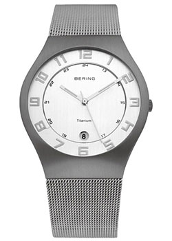 

fashion наручные мужские часы Bering 11937-000. Коллекция Titanium
