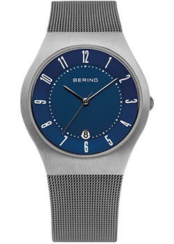 

fashion наручные мужские часы Bering 11937-003. Коллекция Titanium
