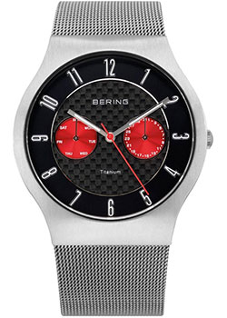

fashion наручные мужские часы Bering 11939-079. Коллекция Titanium
