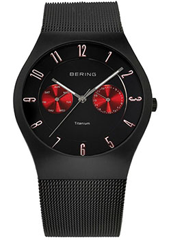 

fashion наручные мужские часы Bering 11939-229. Коллекция Titanium