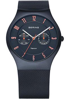 

fashion наручные мужские часы Bering 11939-393. Коллекция Titanium
