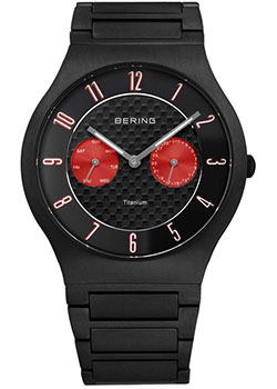 

fashion наручные мужские часы Bering 11939-729. Коллекция Titanium
