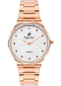 fashion наручные женские часы Beverly Hills Polo Club BP3399C430 Коллекция Diamond 15480₽