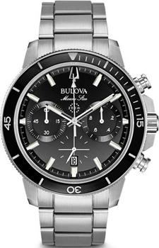 Японские наручные  мужские часы Bulova 96B272. Коллекция Marine Star - фото 1