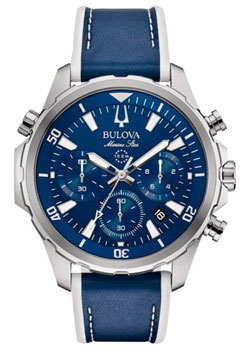 

Японские наручные мужские часы Bulova 96B287. Коллекция Marine Star