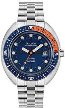 Японские наручные  мужские часы Bulova 96B321. Коллекция Oceanographer - фото 1