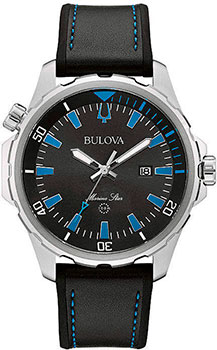 Японские наручные  мужские часы Bulova 96B337. Коллекция Marine Star - фото 1