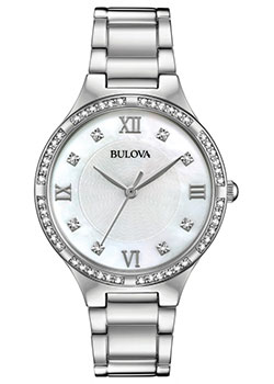 

Японские наручные женские часы Bulova 96L262. Коллекция Crystal Ladies