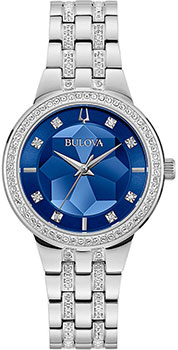 Японские наручные  женские часы Bulova 96L276. Коллекция Crystal Ladies